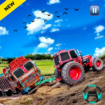 Real Tractor Pulling Simulator: Offroad | City Mod MOD APK icon