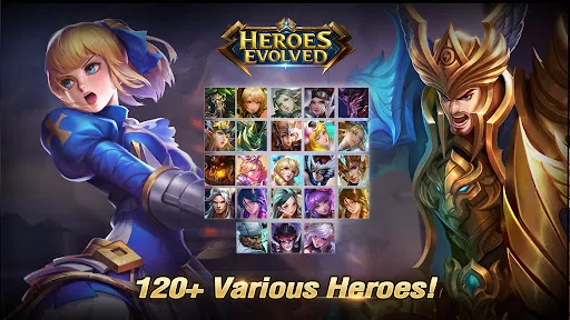 Heroes Evolved 2.3.0.3 APK + MOD [MenuShow EnemyMap Hack] - screenshot 4