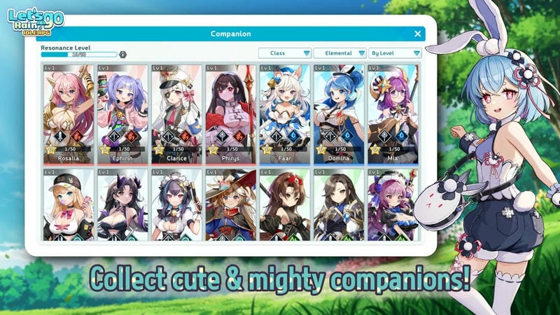 Let’s Go! Rain – Cute Idle RPG - screenshot 2