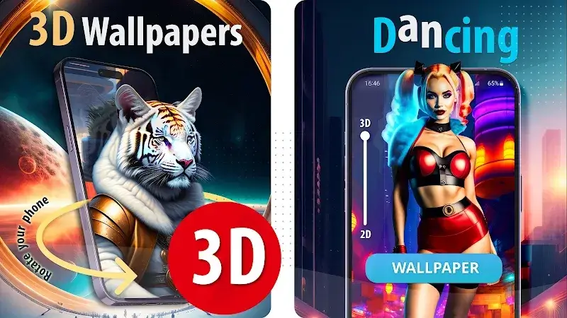 DeepX Wallpapers +3D - screenshot 1