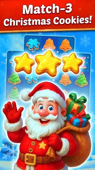 Christmas Cookie - Fun Match 3 - screenshot 2