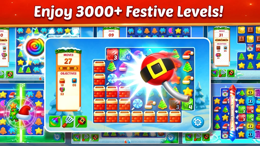 Christmas Cookie - Fun Match 3 - screenshot 8