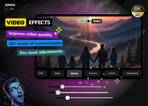 Night Video Player – voice amp - screenshot 2
