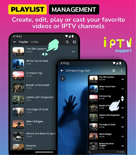 Night Video Player – voice amp - screenshot 4