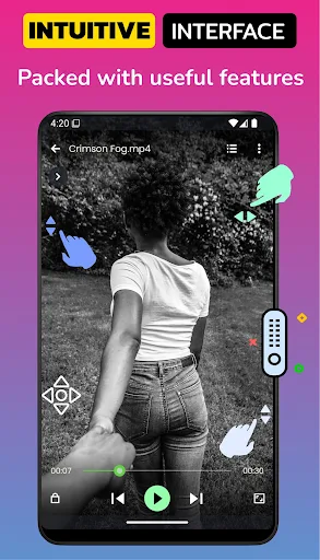 Night Video Player – voice amp - screenshot 5