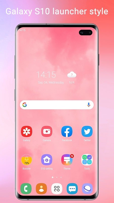 Super S10 Launcher, Galaxy S10 APK - screenshot 1