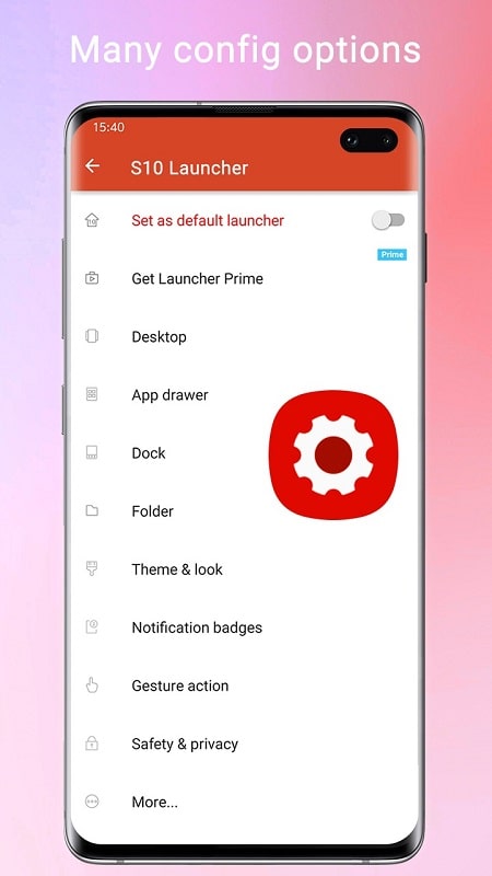 Super S10 Launcher, Galaxy S10 APK - screenshot 2