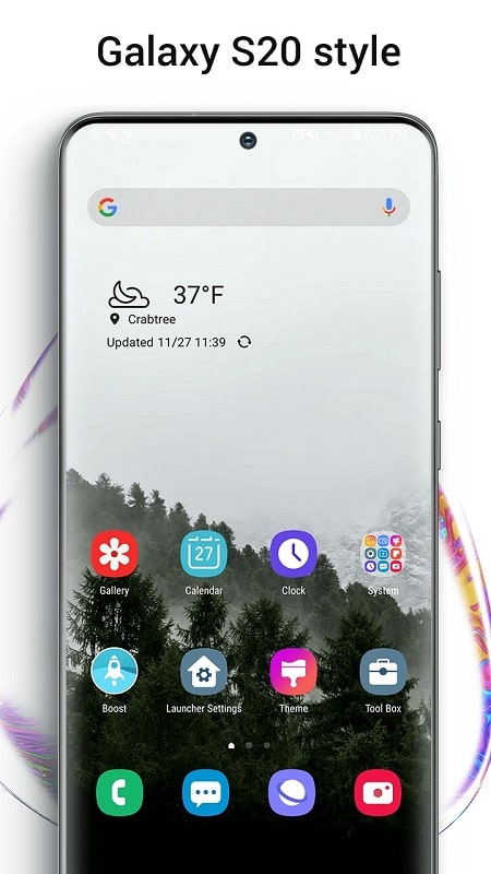 Cool S20 Launcher Galaxy OneUI APK - screenshot 3