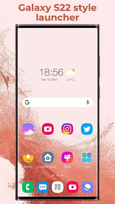 Super S22 Launcher, Galaxy S22 APK - screenshot 2