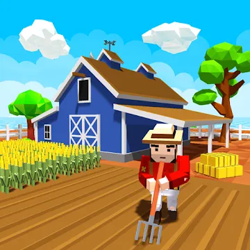 Blocky Farm Worker Simulator MOD APK icon