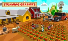 Blocky Farm Worker Simulator - screenshot 2