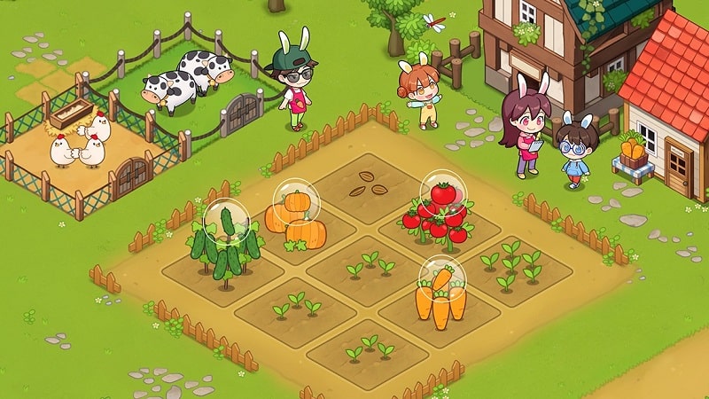 Rabbit Family’s Carrot Farm APK - screenshot 1