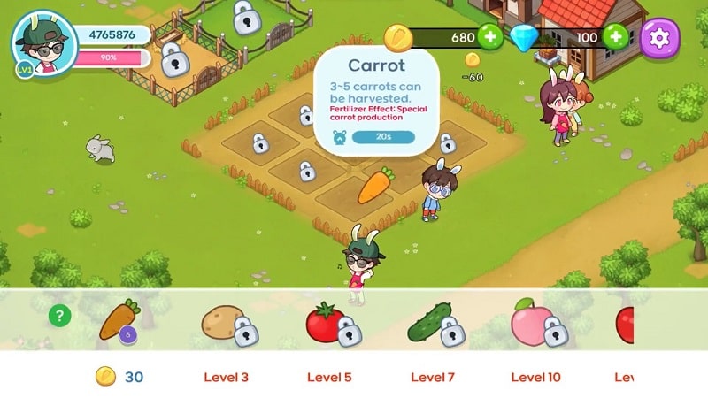 Rabbit Family’s Carrot Farm APK - screenshot 2