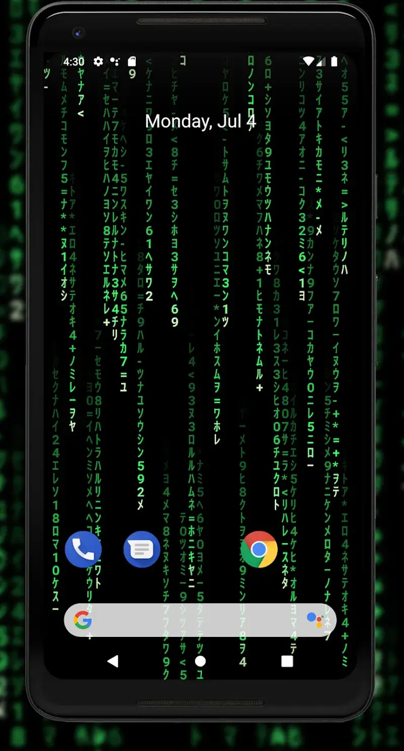 Matrix Live Wallpaper - screenshot 1