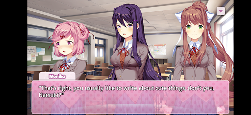 Doki Doki Literature Club! APK 1.3.11.1 for Android - screenshot 1