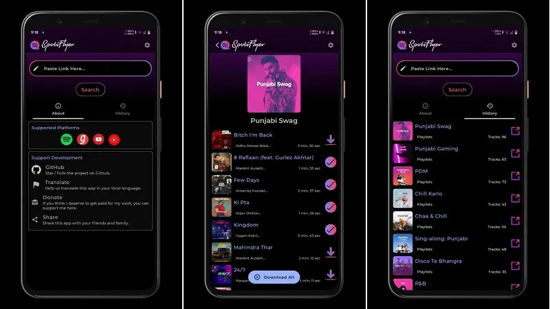 SpotiFlyer APK 3.6.3 [Full Version] for Android - screenshot 1