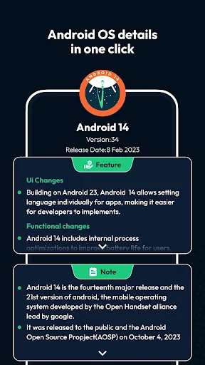 Android version update info - screenshot 4