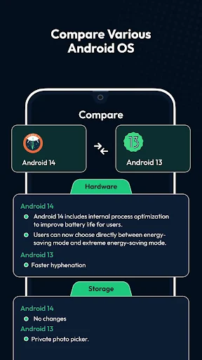 Android version update info - screenshot 5