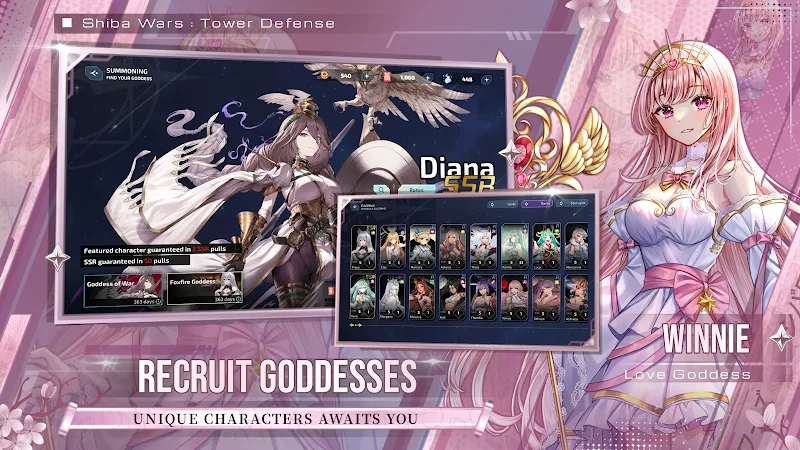 Shiba Wars Goddess Link TD - screenshot 5