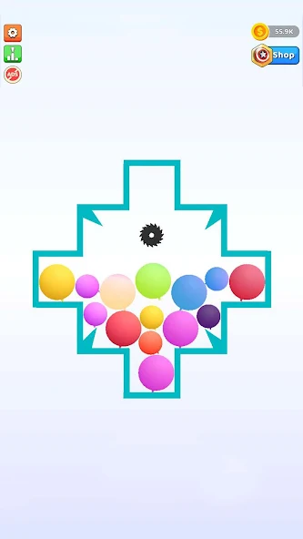 Bounce and pop - Balloon pop - screenshot 1