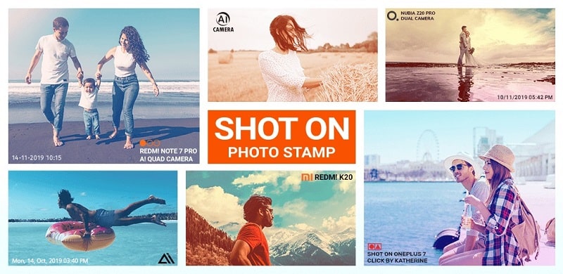 Shot On Stamp Photo Camera APK MOD APK icon