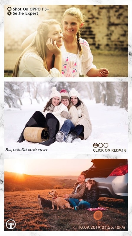 Shot On Stamp Photo Camera APK - screenshot 1