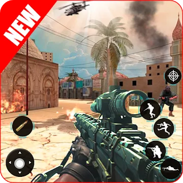 offline shooting game: free gun game 2020 MOD APK icon