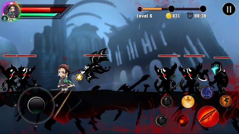 Tanjiro Nezuko Zenitsu Fighting Game APK - screenshot 2