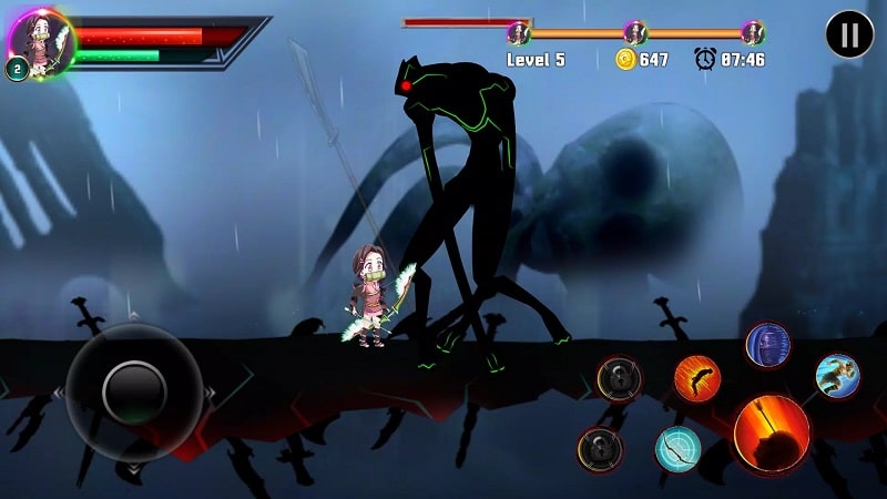 Tanjiro Nezuko Zenitsu Fighting Game APK - screenshot 4
