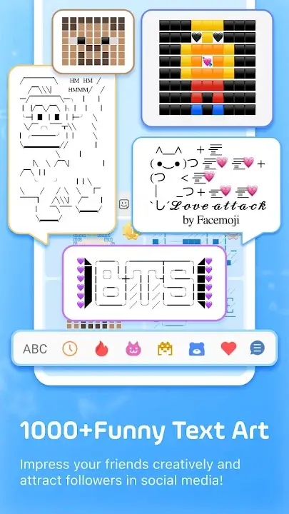 Facemoji Keyboard - screenshot 1