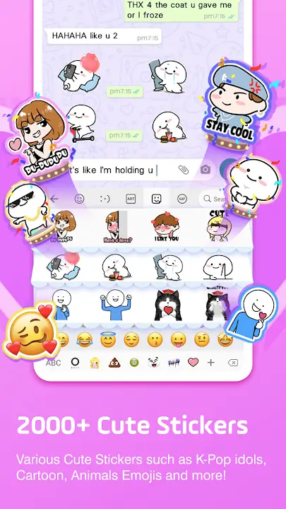 Facemoji Keyboard - screenshot 2