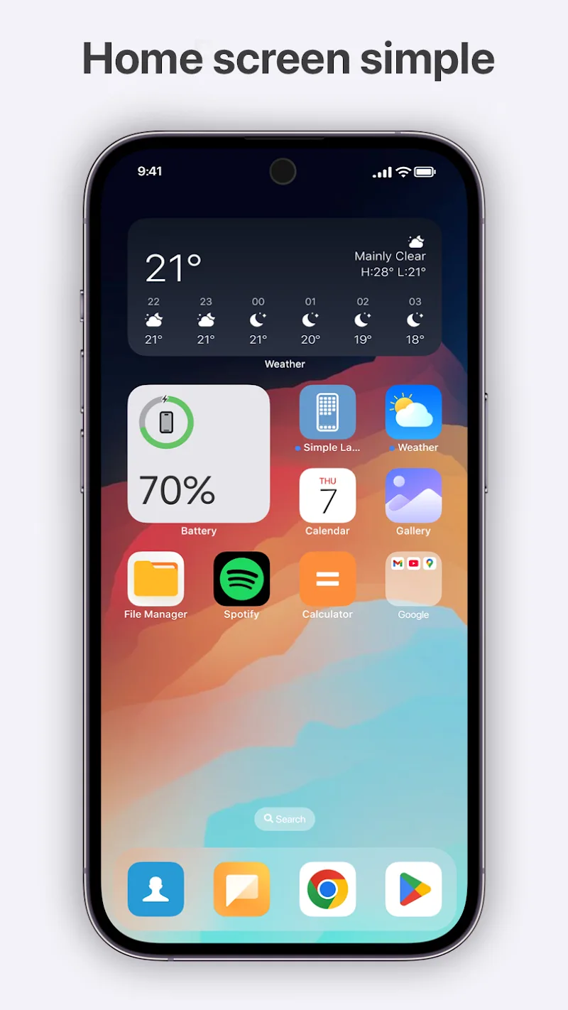 Simple Launcher - Home Screen - screenshot 3