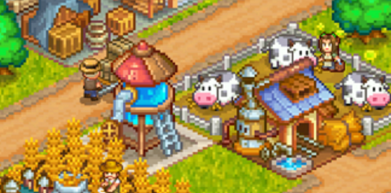 Steam Town Farm &amp; Battle APK - app icon