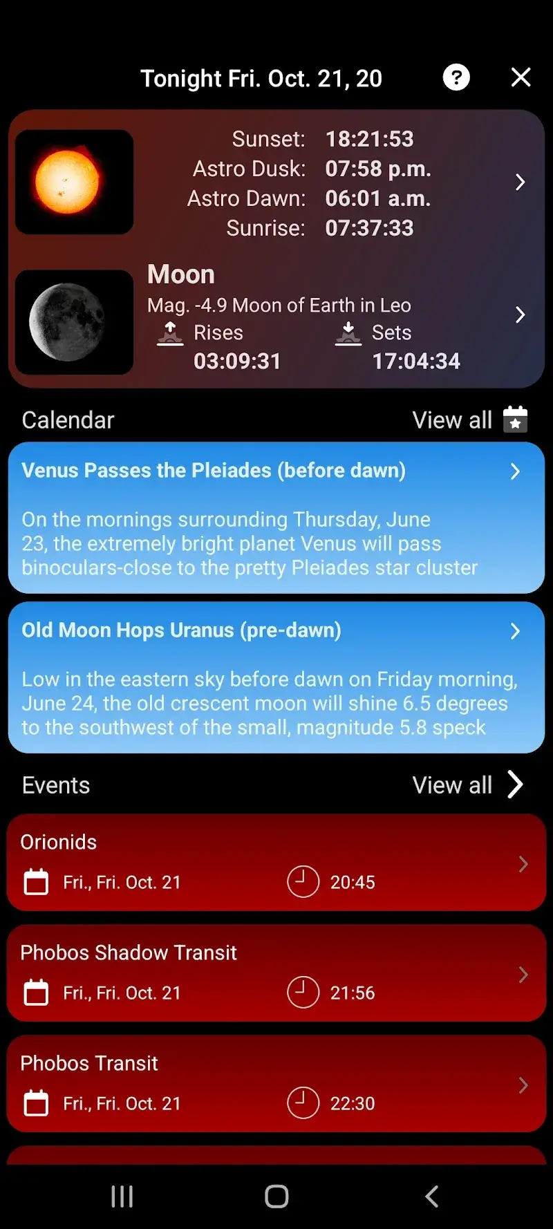 SkySafari 7 Pro v7.6.5.3 APK (Full Version) - screenshot 2