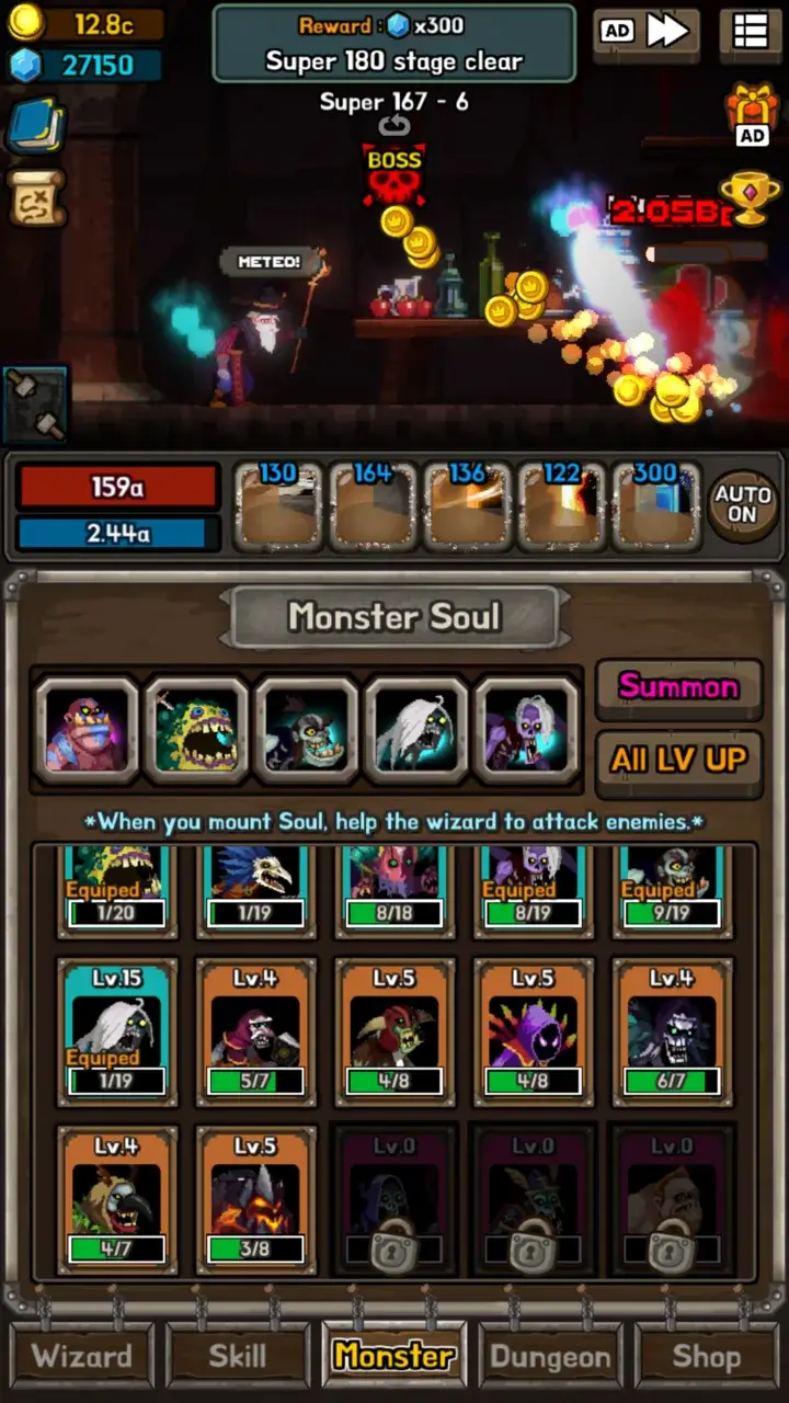 Legend of Grandpa  Idle RPG - screenshot 3
