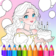 Princess Game Fantasy Coloring MOD APK icon