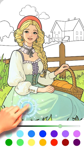 Princess Game Fantasy Coloring - screenshot 17