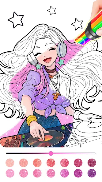 Princess Game Fantasy Coloring - screenshot 3