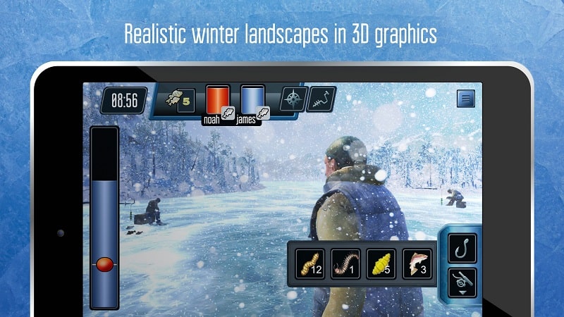 Ice fishing simulator APK - screenshot 1