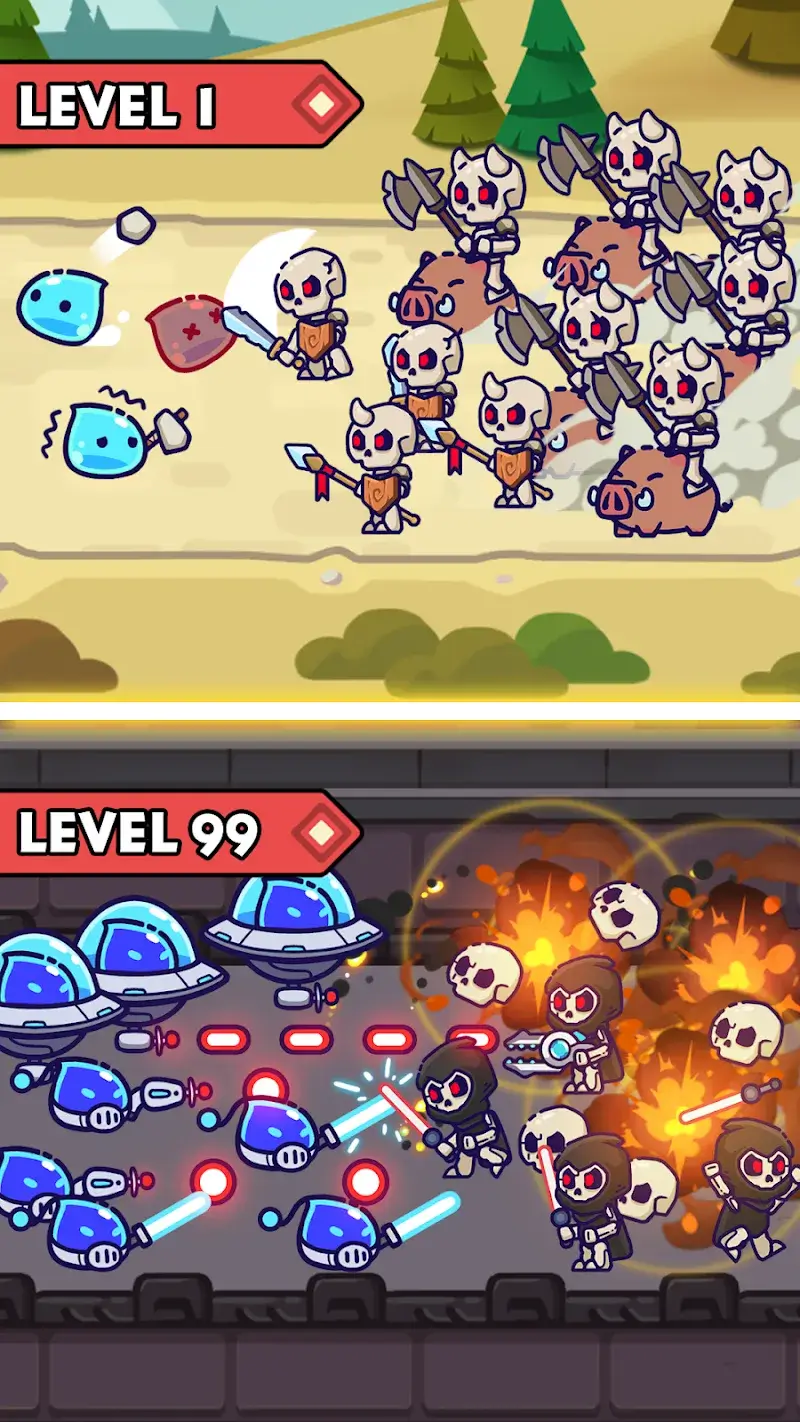 Slime Warrior Age of War - screenshot 4