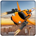Flying Car Shooting Battle Adventure War Simulator MOD APK icon