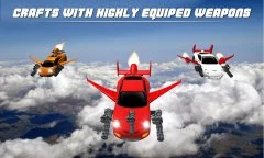 Flying Car Shooting Battle Adventure War Simulator - screenshot 1