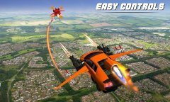 Flying Car Shooting Battle Adventure War Simulator - screenshot 3