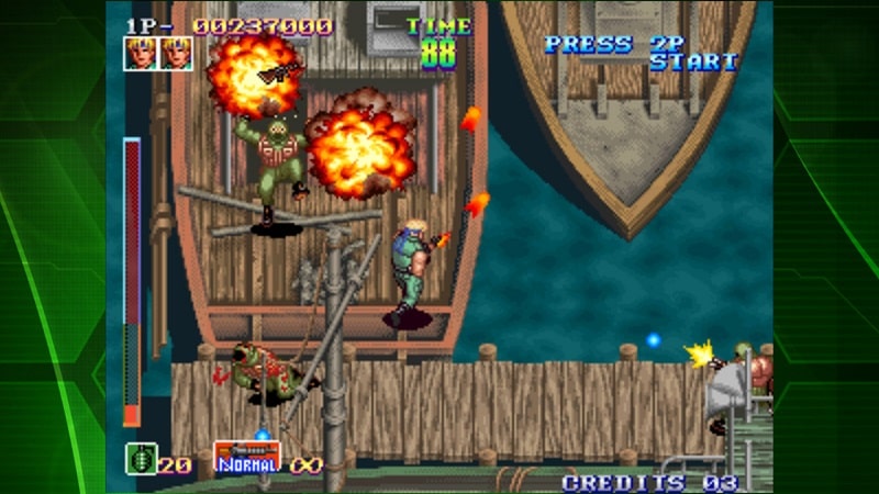 SHOCK TROOPERS ACA NEOGEO - screenshot 1