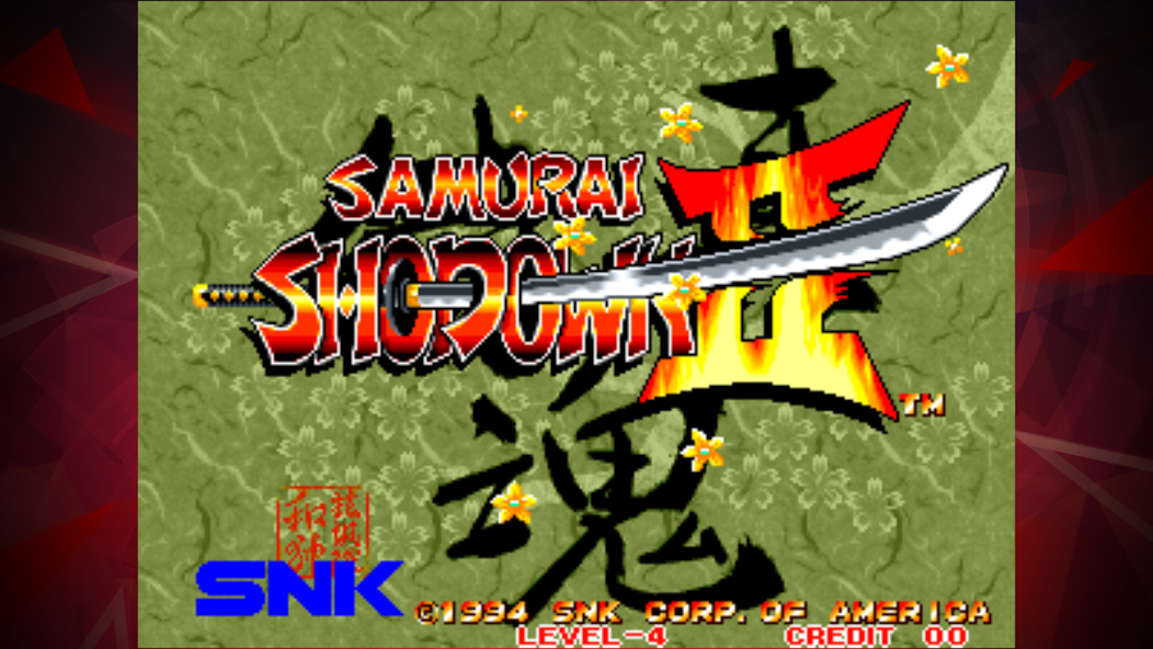 SAMURAI SHODOWN II ACA NEOGEO - screenshot 1