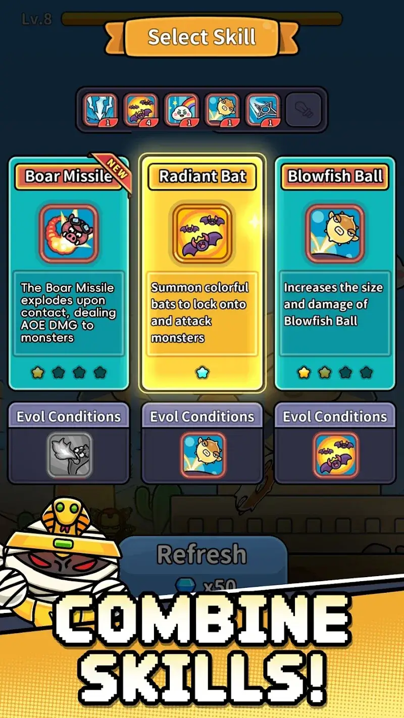 Slime ClashRoguelike Shooting - screenshot 2