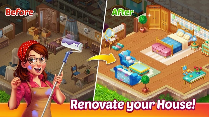 Solitaire Home Story APK - screenshot 1