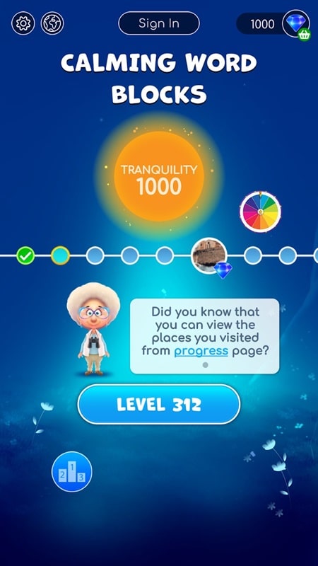 Calming Word Blocks APK - screenshot 1