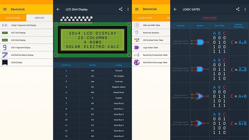 ElectroCalc APK - screenshot 3