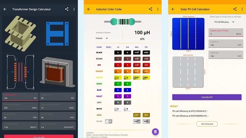 ElectroCalc APK - screenshot 5